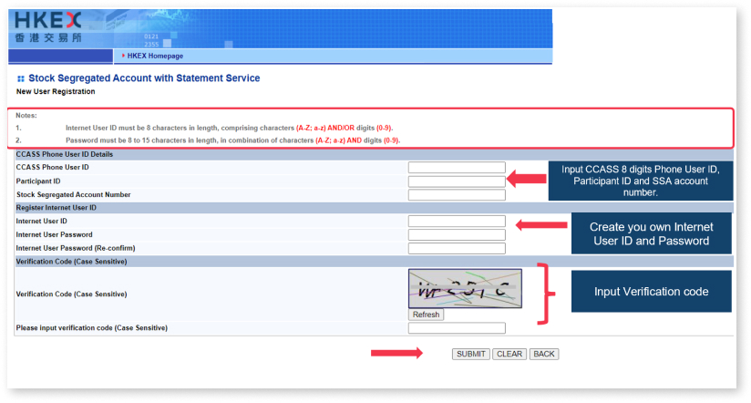 SSA IP Registration Step 3