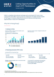 Listing opportunities in Asia ETF marketplace