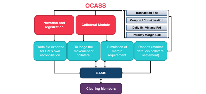 overview of the information communicated to the clearing member